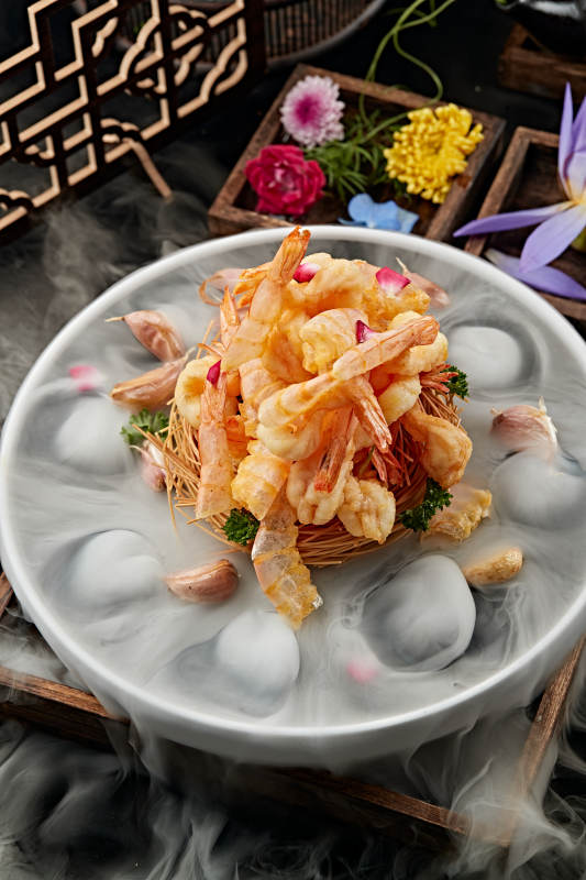 干炸香酥深海大虾图片