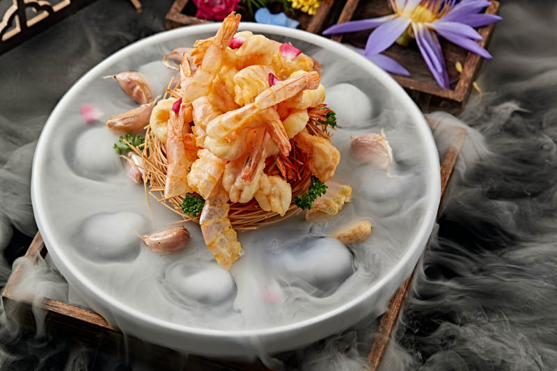 干炸香酥深海大虾图片