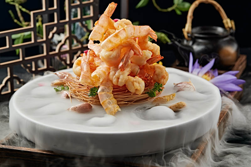 干炸香酥深海大虾图片