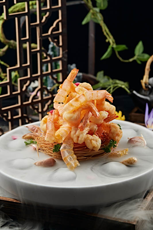 干炸香酥深海大虾图片