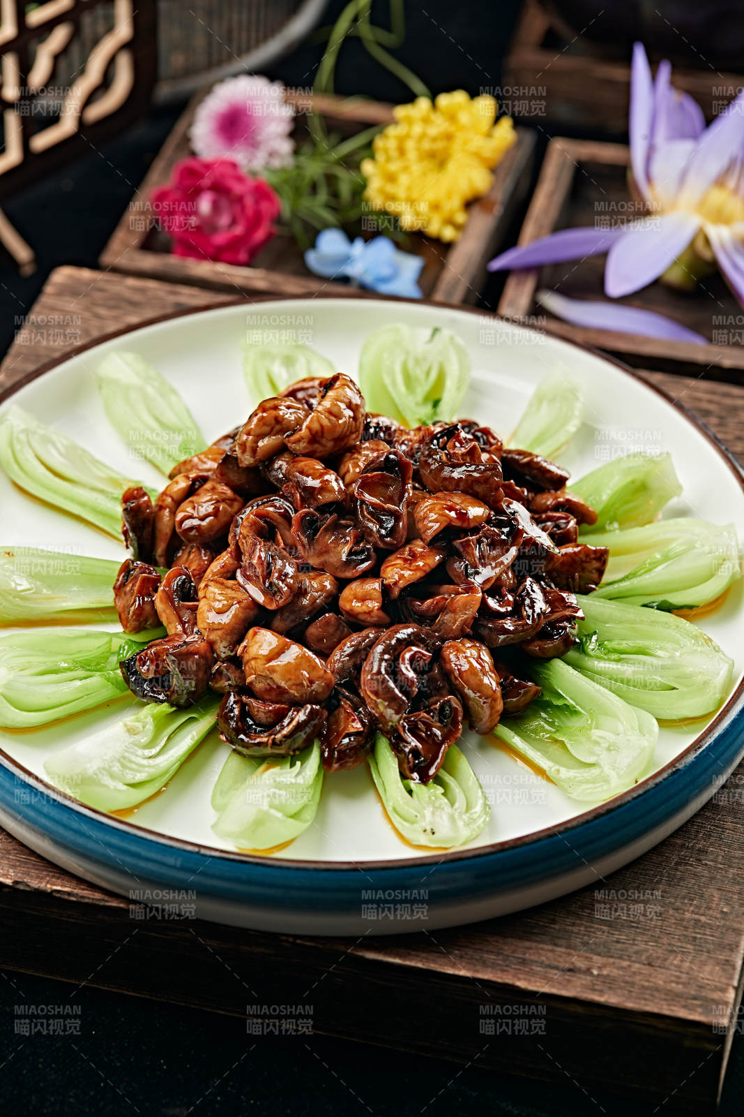 酱烧张家口口蘑图片