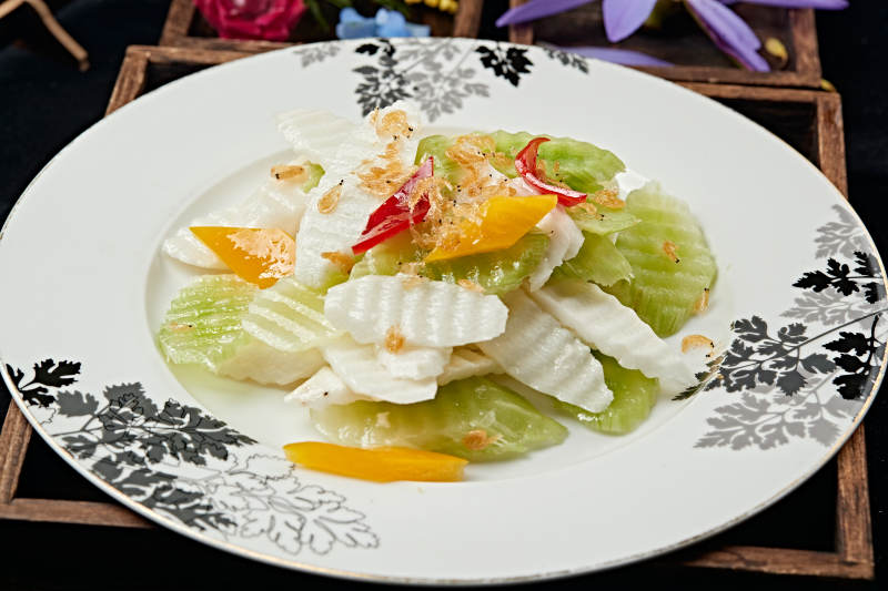 海米粤式素合炒图片