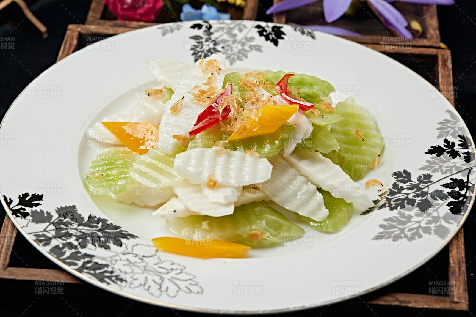 海米粤式素合炒图片