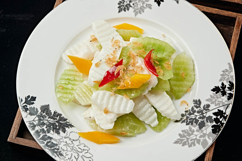 海米粤式素合炒图片