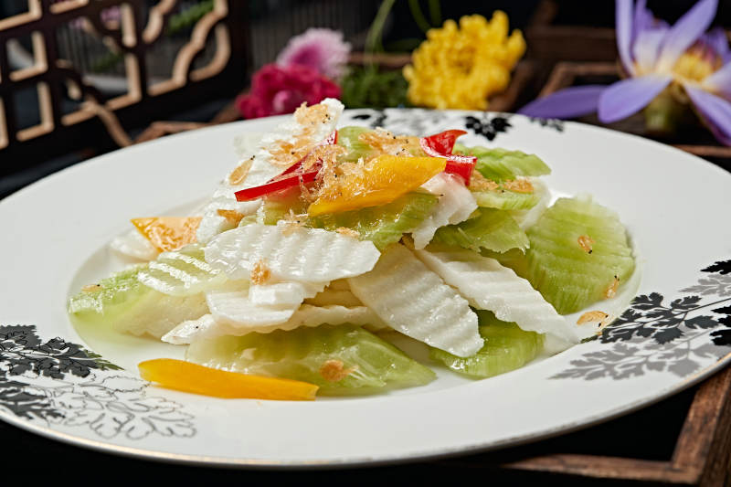 海米粤式素合炒图片