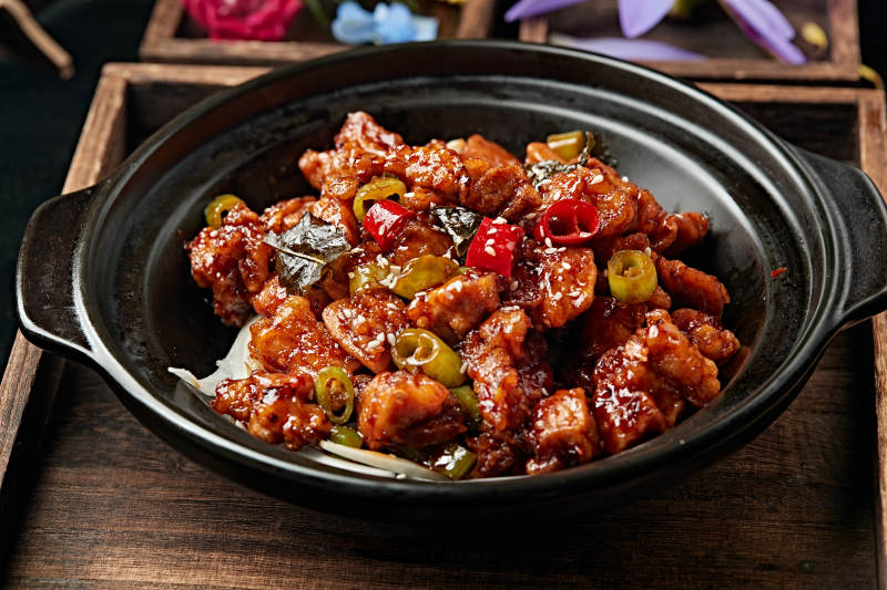 砂锅台湾三杯鸡图片