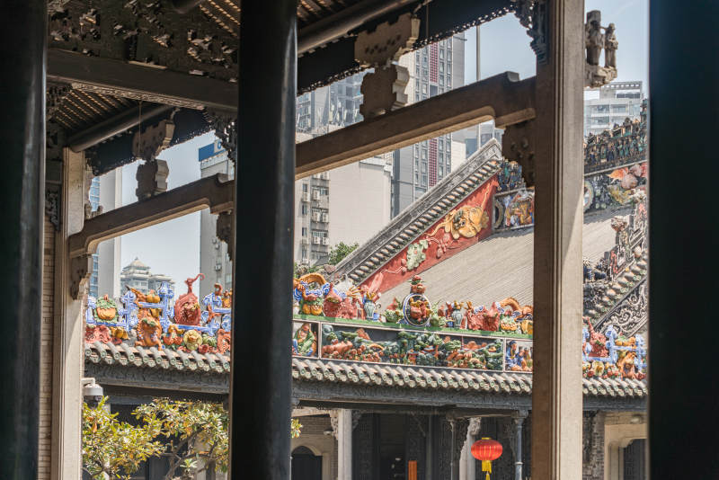 岭南传统建筑广州陈家祠图片
