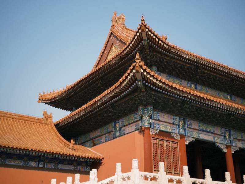 故宫飞檐翘角图片