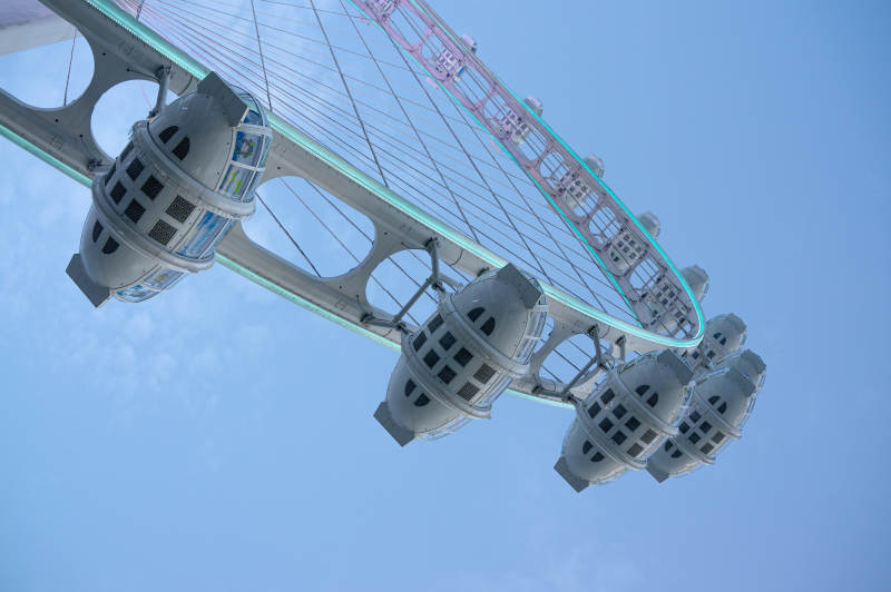 摩天轮仰拍图片