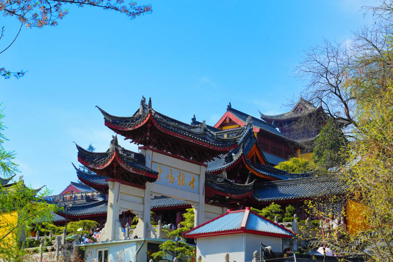 古寺春景鸡鸣寺图片