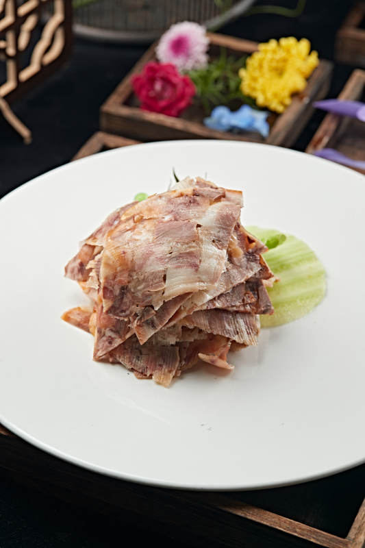 凉菜切片柴沟堡熏肉熏肘花图片