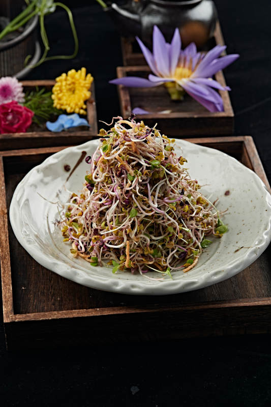 巧拌萝卜苗图片