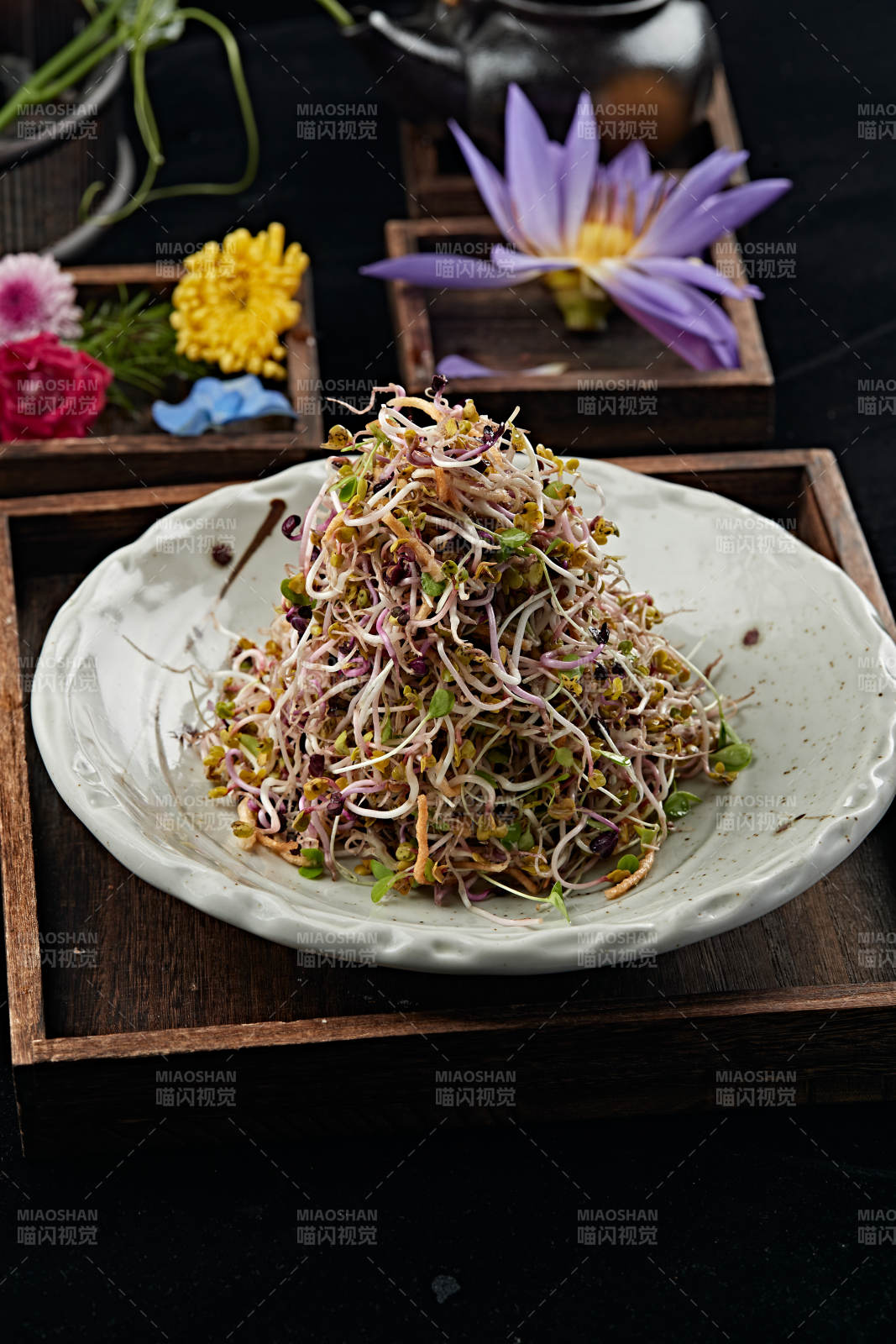 巧拌萝卜苗图片