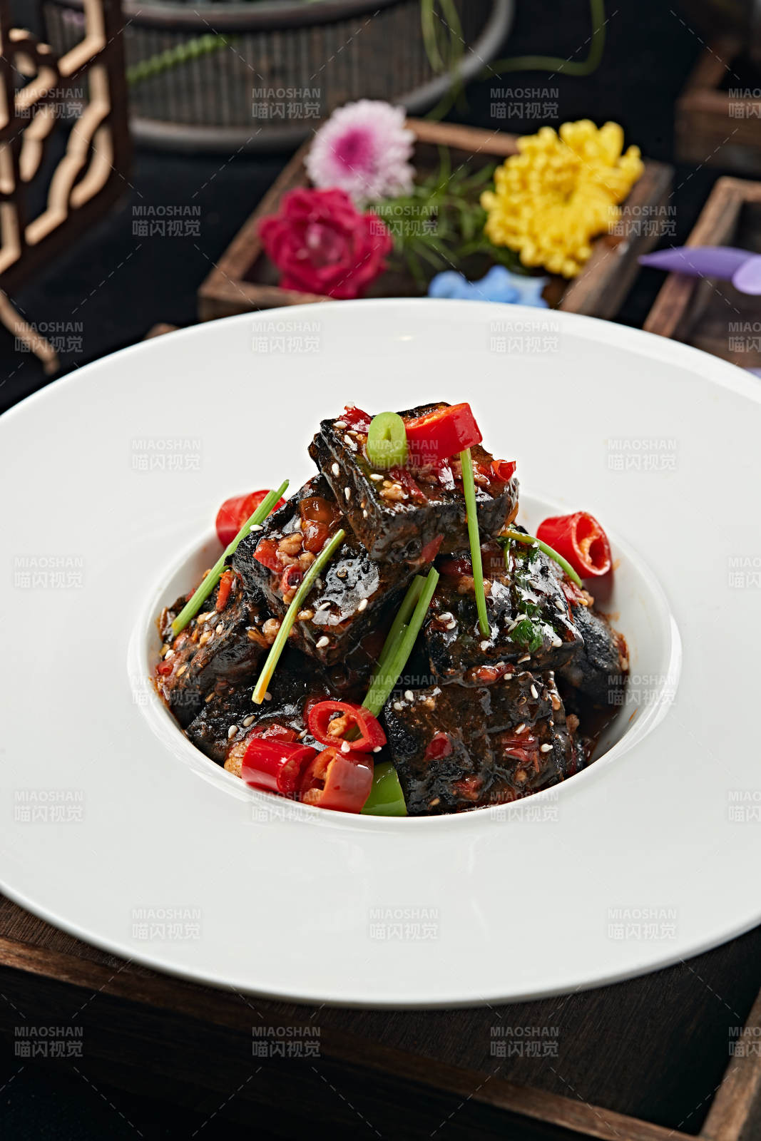 油炸长沙臭豆腐图片