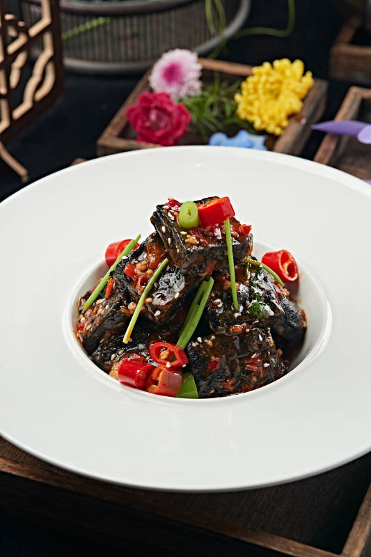 油炸长沙臭豆腐图片