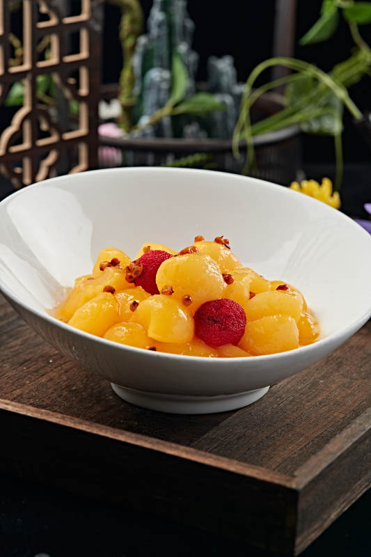 蜂蜜沙棘雪梨杨梅果图片