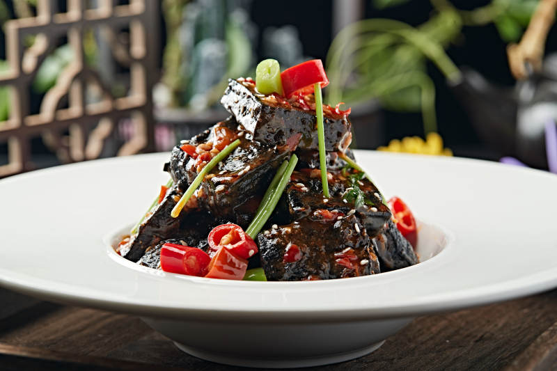 油炸长沙臭豆腐图片