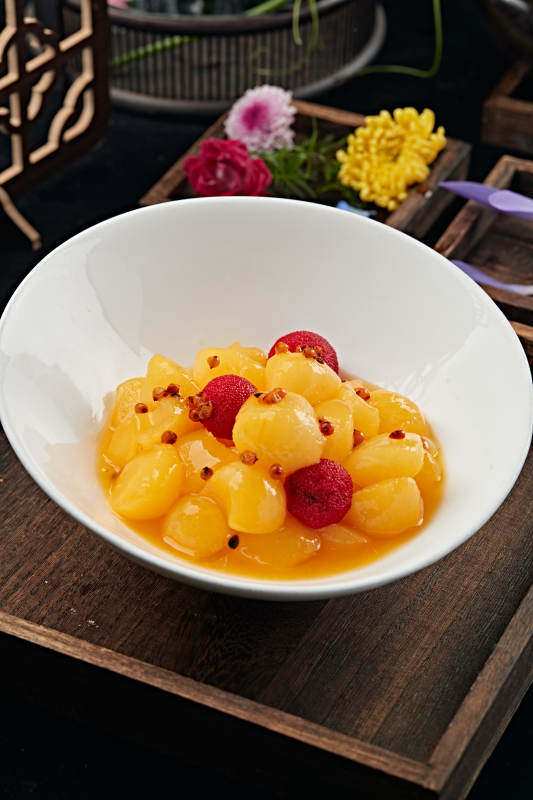 蜂蜜沙棘雪梨杨梅果图片