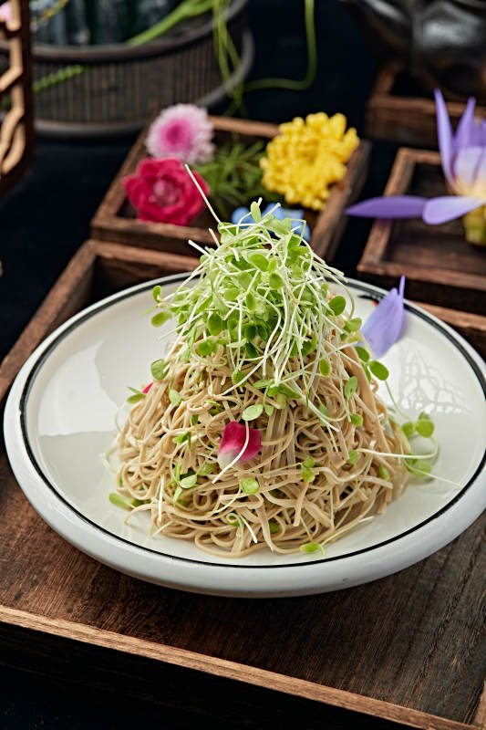 香椿苗拌干豆腐丝图片