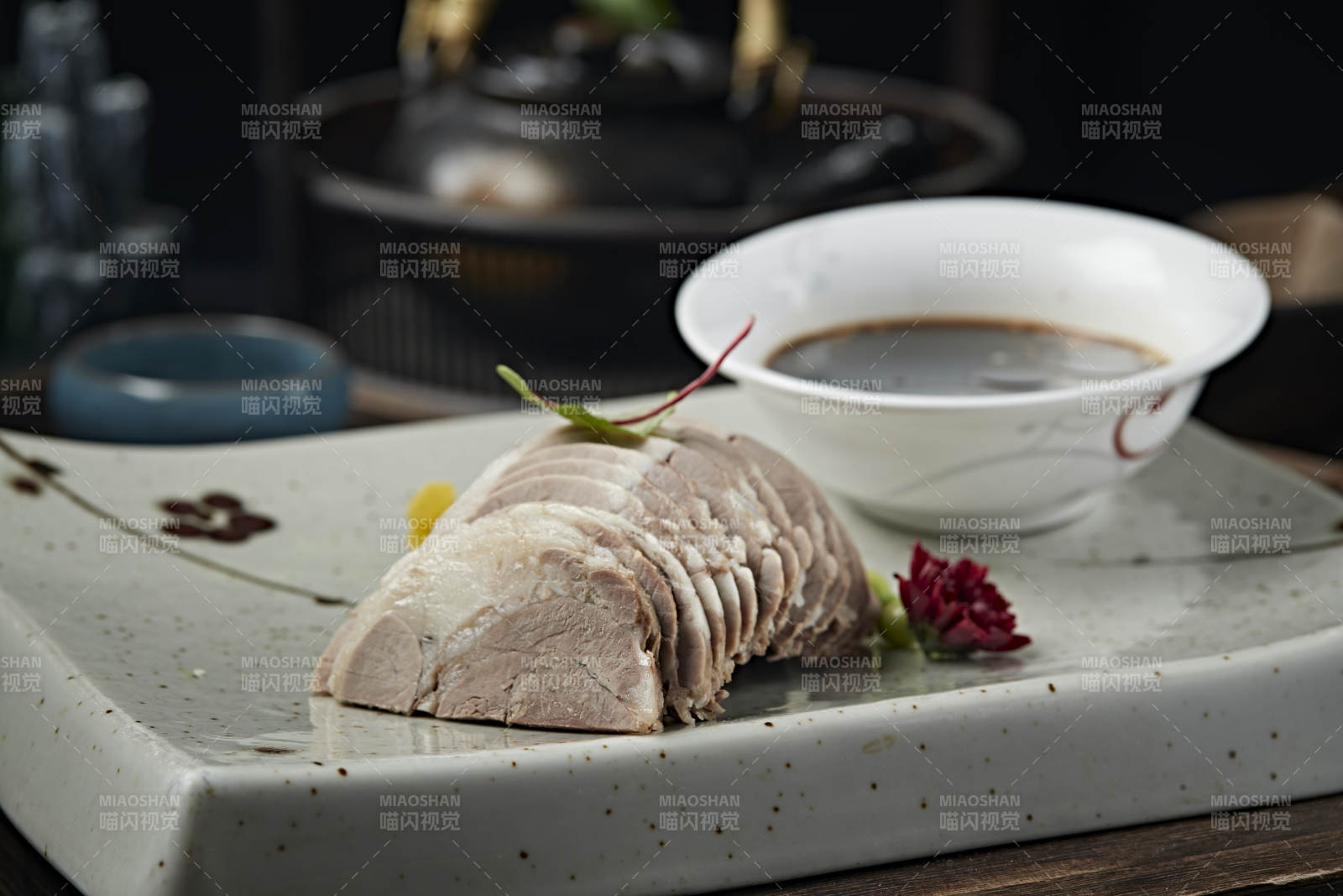 蘸汁清水羊肉图片