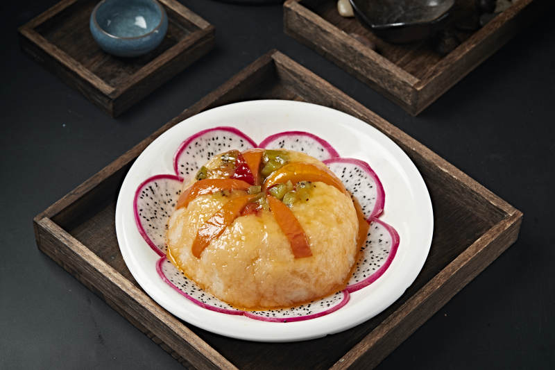 香蒸南瓜水果八宝糯米饭图片