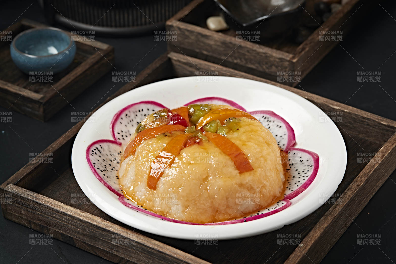 香蒸南瓜水果八宝糯米饭图片