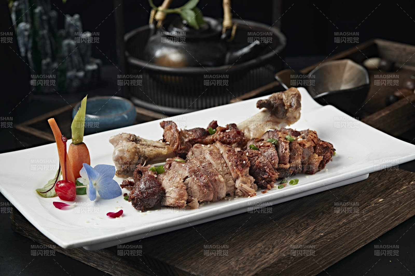 香烤拆骨肉图片