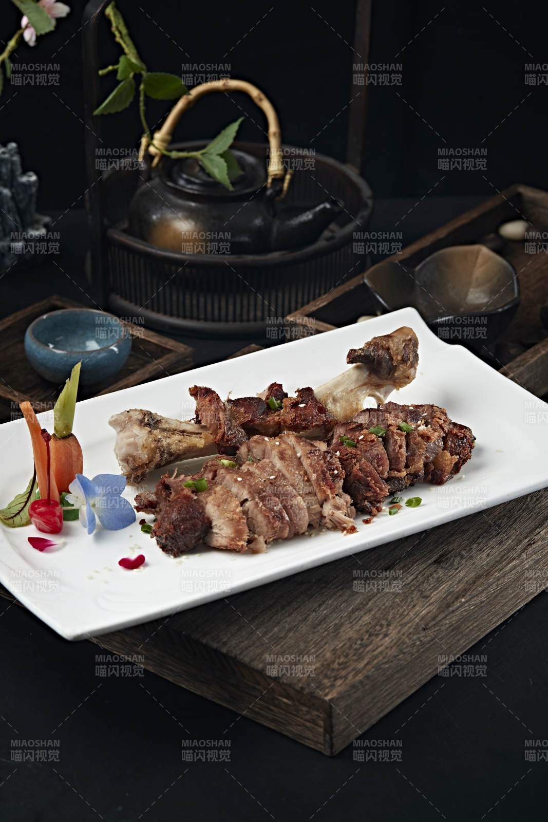 香烤拆骨肉图片