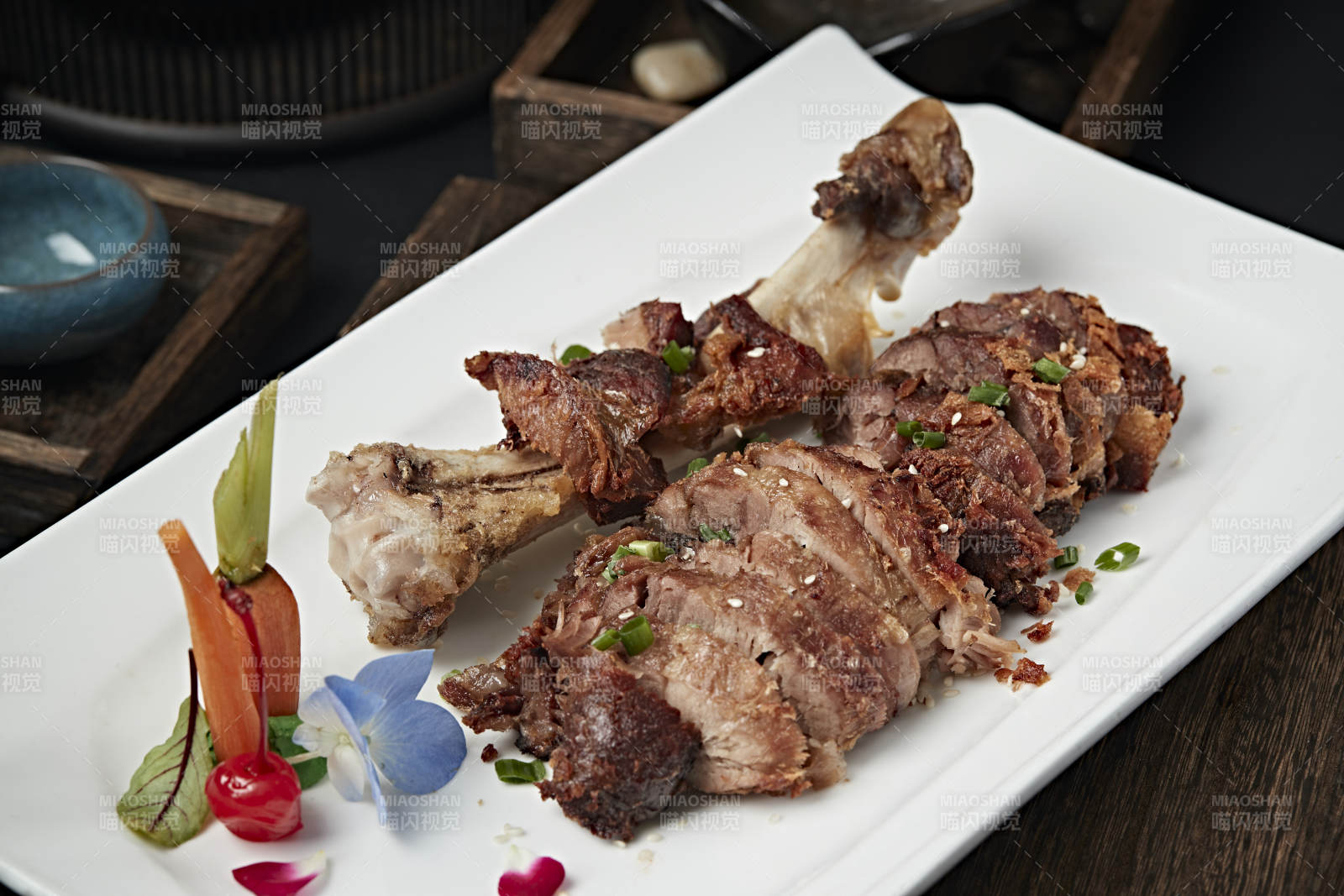 香烤拆骨肉图片