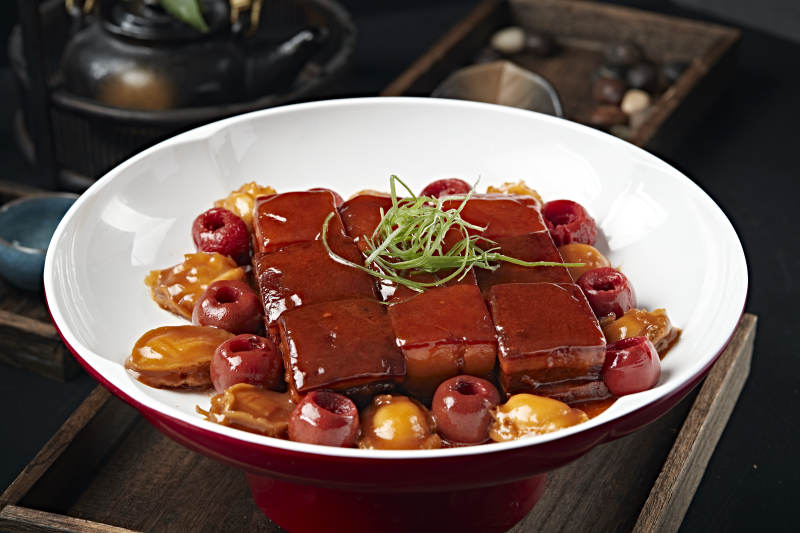 山楂鲍鱼红烧肉图片