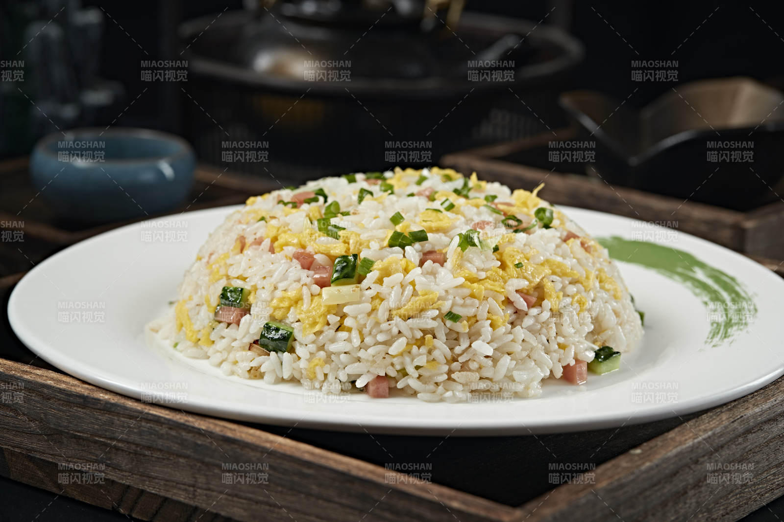 火腿蛋炒饭图片