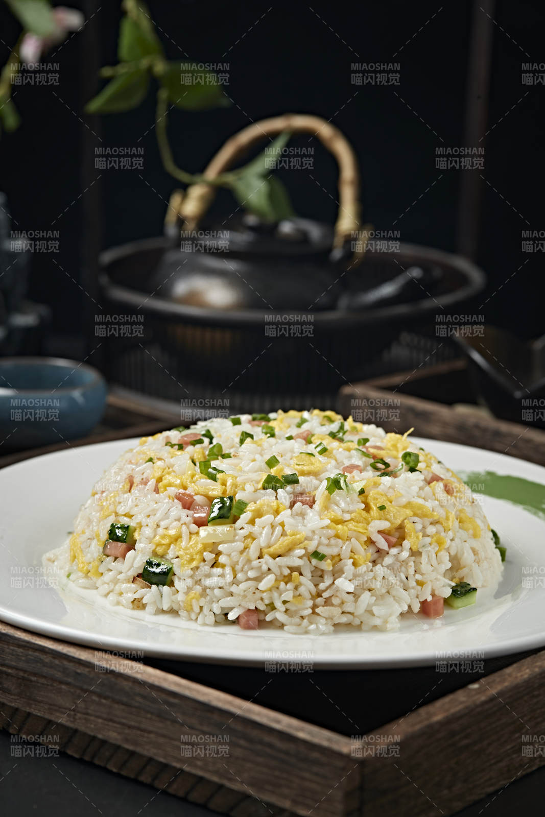 火腿蛋炒饭图片