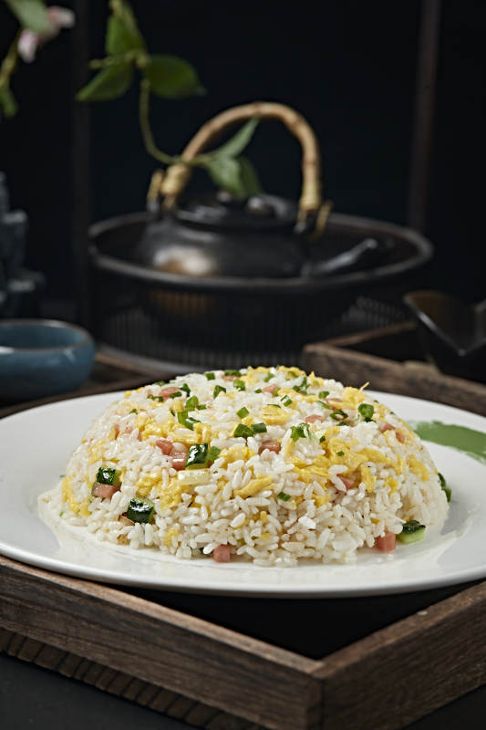 火腿蛋炒饭图片