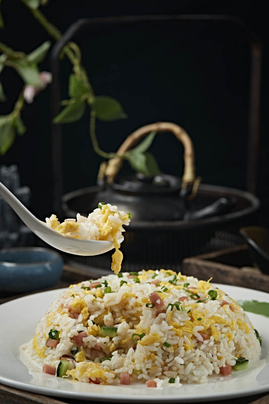 火腿蛋炒饭图片