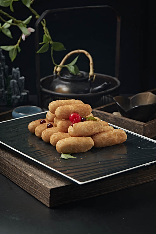 川渝小吃红糖滋粑图片