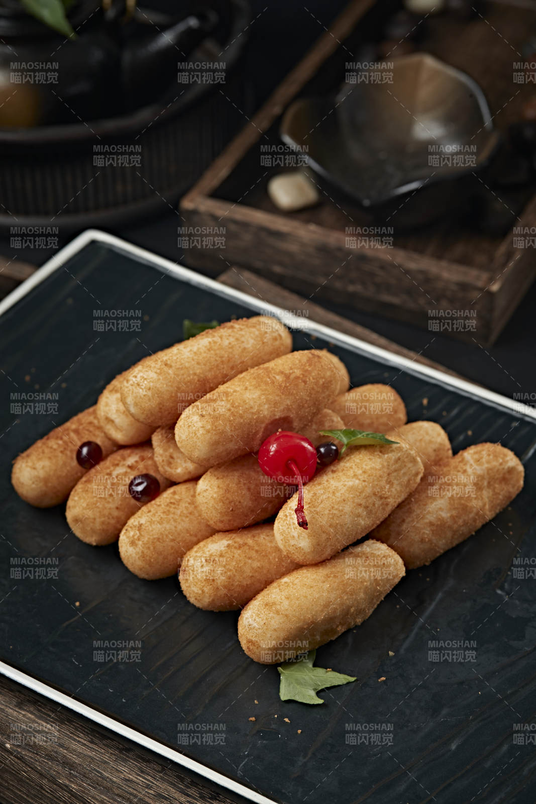 川渝小吃红糖滋粑图片