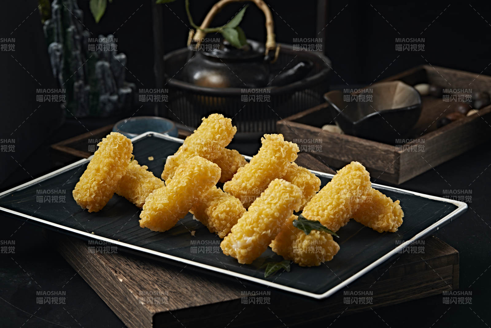 甜品小吃油炸鲜奶图片