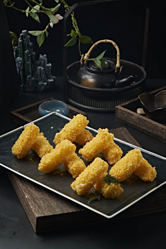 甜品小吃油炸鲜奶图片