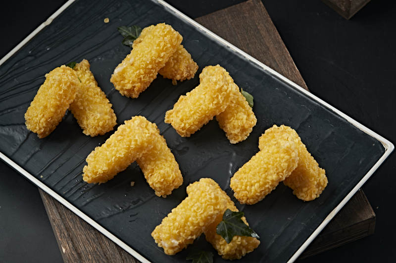 甜品小吃油炸鲜奶图片