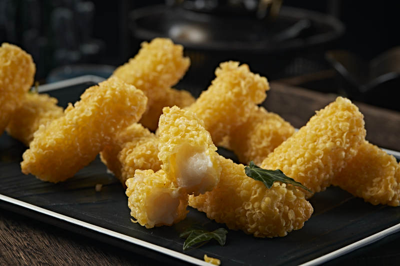 甜品小吃油炸鲜奶图片