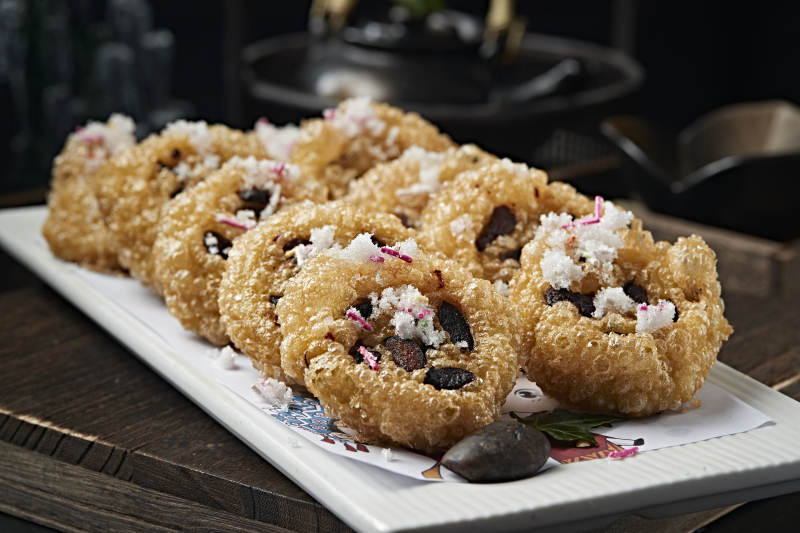 红枣油炸糕图片