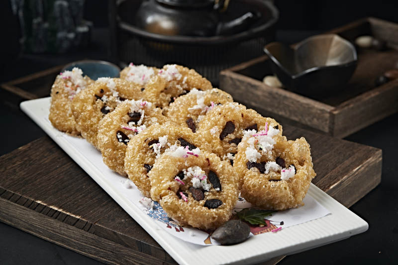 红枣油炸糕图片