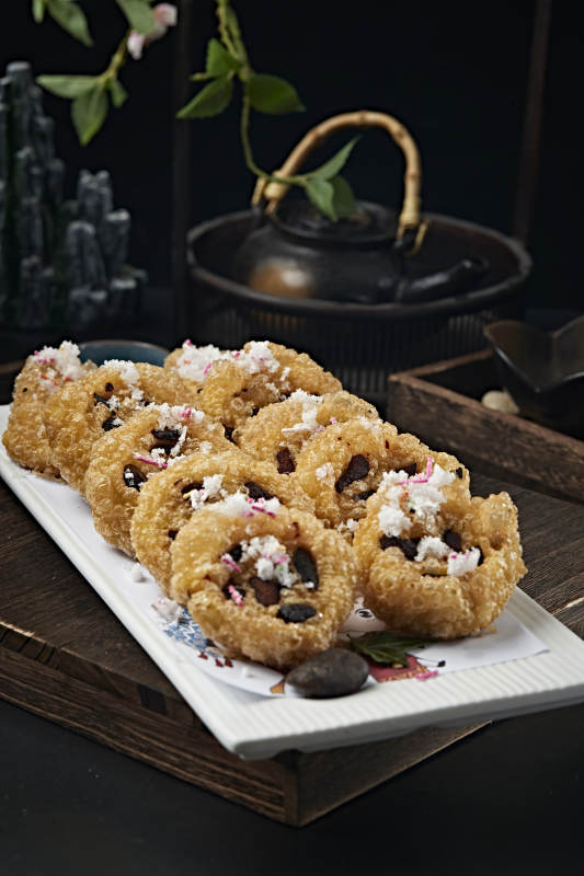 红枣油炸糕图片