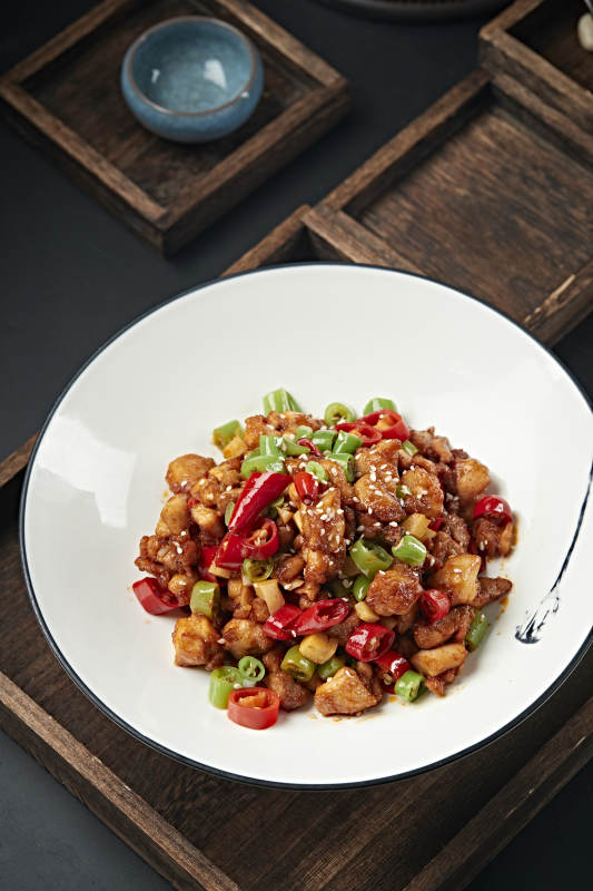 米椒辣子鸡丁图片