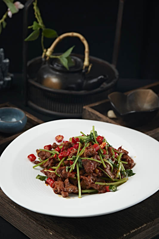 湘味小炒黄牛肉图片