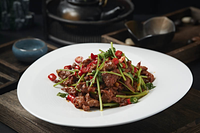 湘味小炒黄牛肉图片