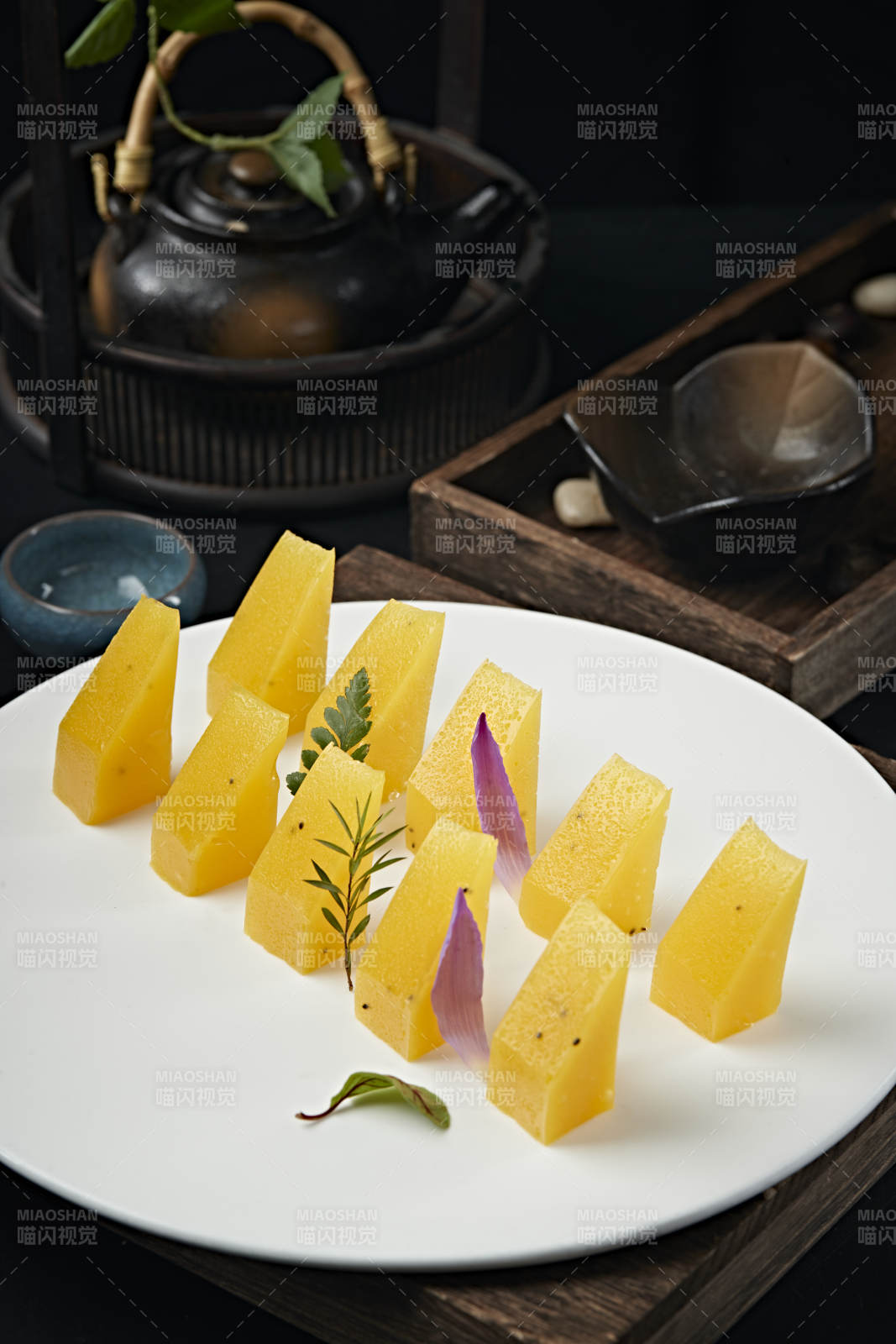 百香芒果糕图片