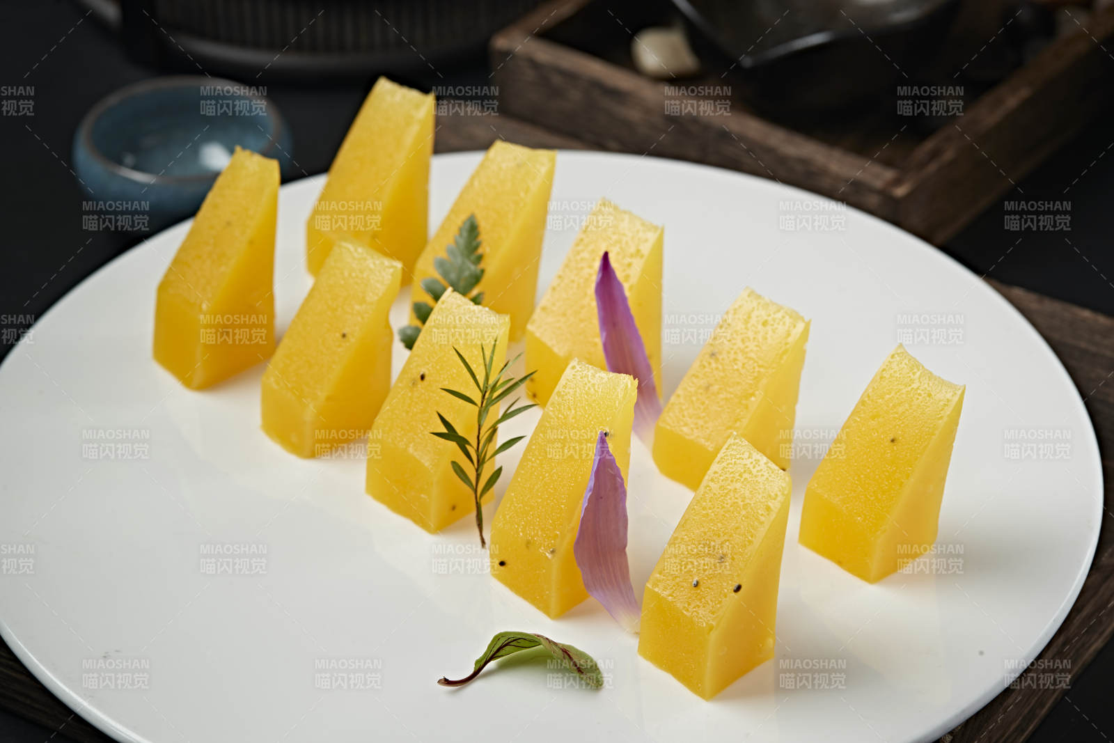 百香芒果糕图片