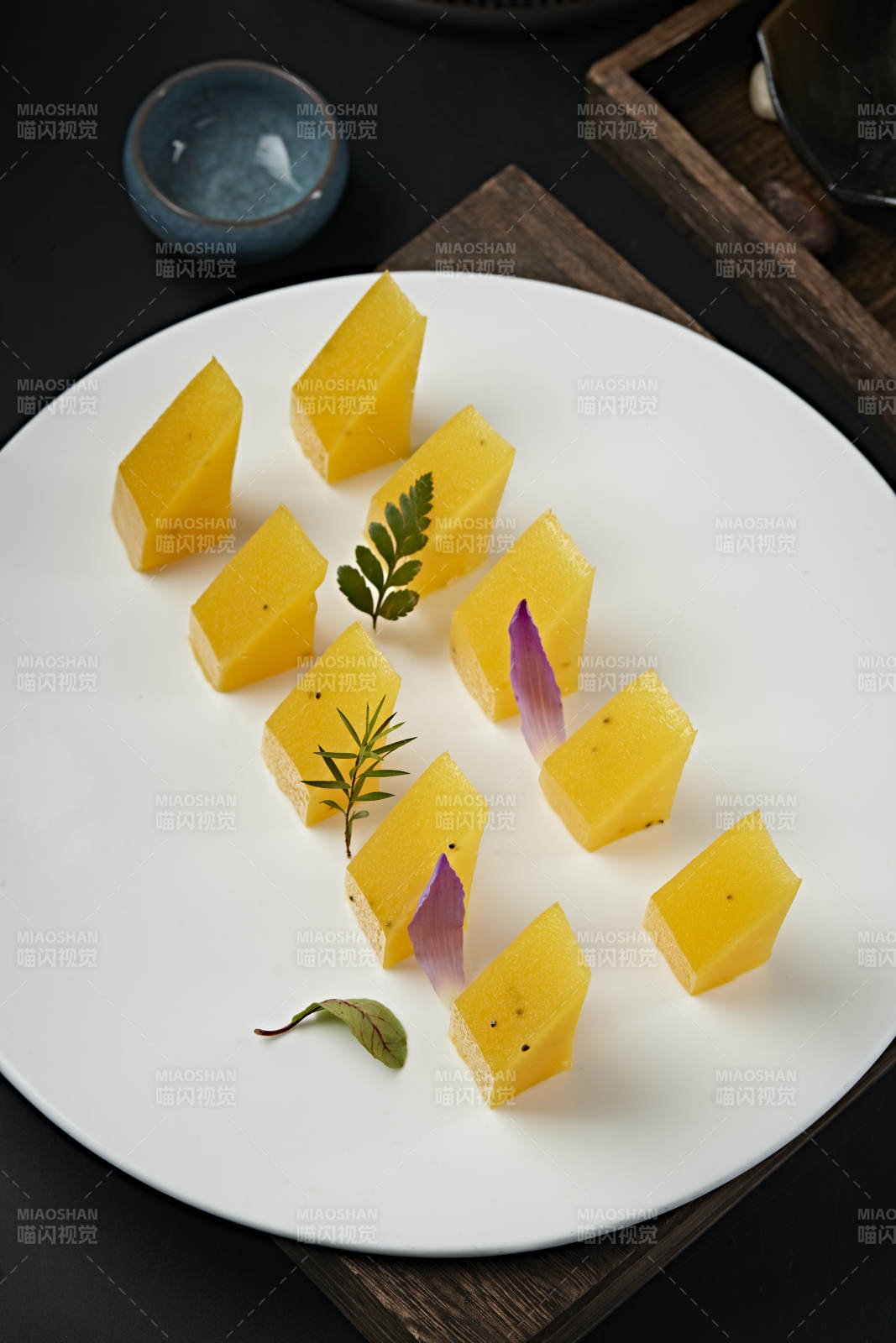 百香芒果糕图片