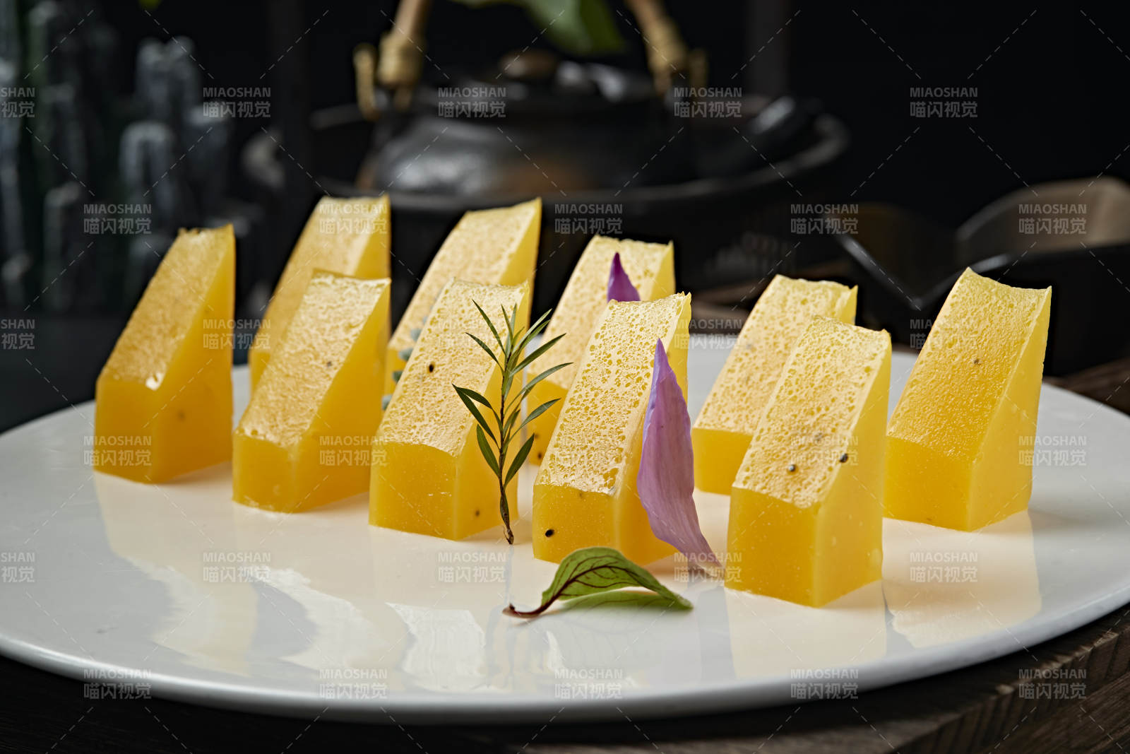 百香芒果糕图片